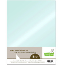 Lawn Fawn Vellum - Pearlescent Blue Pastel LF3653