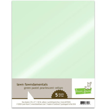 Lawn Fawn Vellum - Pearlescent Green Pastel LF3654