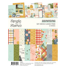 Simple Stories Double-Sided Paper Pad 6X8 - Say Cheese Classic Pooh