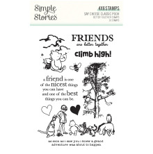 Simple Stories Clear Stamps - Say Cheese Classic Pooh Better Together