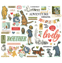 Simple Stories Bits &amp; Pieces Die-Cuts 55/Pkg - Say Cheese Classic Pooh