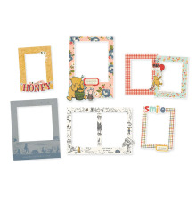 Simple Stories Chipboard Frames 6/Pkg - Say Cheese Classic Pooh