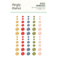 Simple Stories Enamel Dots 60/Pkg - Say Cheese Classic Pooh