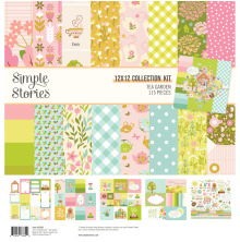 Simple Stories Collection Kit 12X12 - Tea Garden