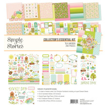 Simple Stories Collectors Essential Kit 12X12 - Tea Garden