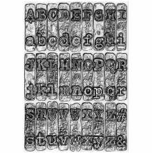 Tim Holtz Sizzix 3-D Texture Fades Embossing Folder - Typewriter 664760