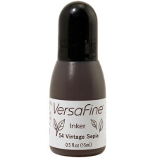 VersaFine Ink Pad ReInker - Vintage Sepia