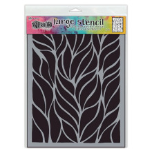 Dylusions Stencil 9X12 - Fronds of Fun